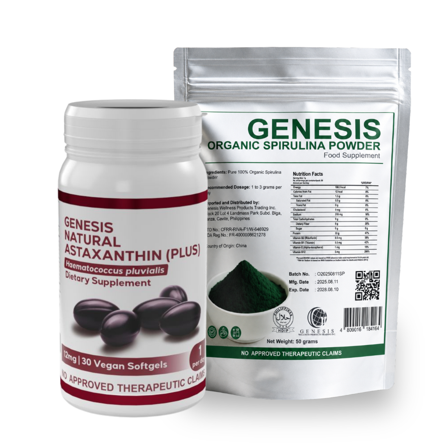 SPECIAL BUNDLE | 1 Astaxanthin & 1 GOS Powder 50g
